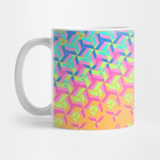 Abstract Geometrical Pattern with Lines and Shapes Mug